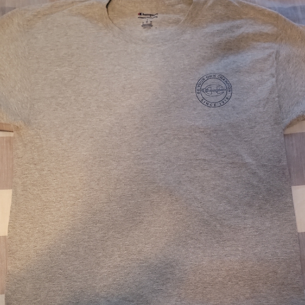 Champion Heather Gray Men's Short Sleeve Tee